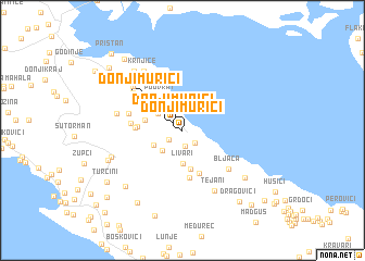 map of Donji Murići