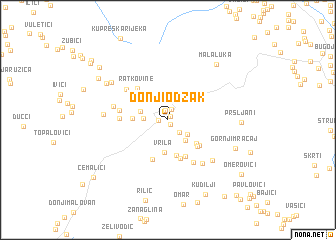 map of Donji Odžak