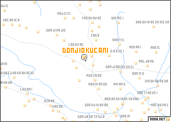 map of Donji Okučani