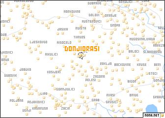 map of (( Donji Orasi ))
