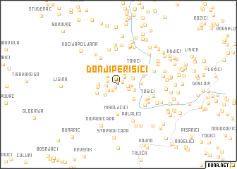 map of Donji Perišići