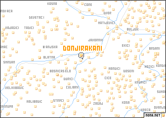 map of Donji Rakani