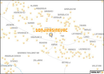 map of Donji Rasinevac