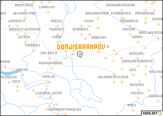 map of Donji Šarampov