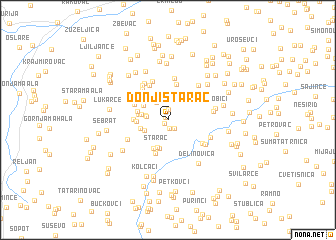 map of Donji Starac