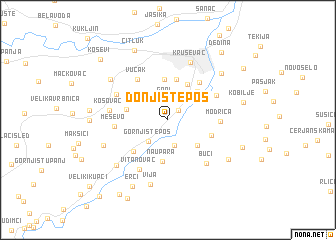 map of Donji Stepoš