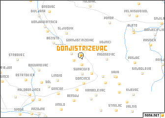 map of Donji Striževac