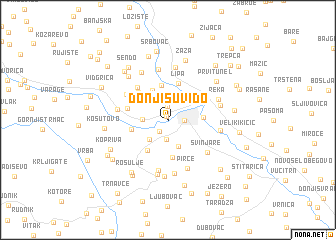 map of (( Donji Suvi Do ))