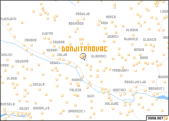map of Donji Trnovac