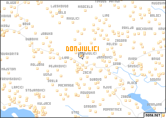 map of Donji Ulići
