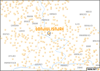 map of Donji Ulišnjak