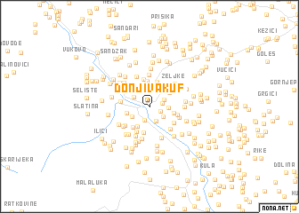 map of Donji Vakuf