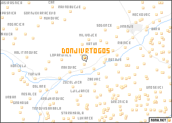 map of Donji Vrtogoš