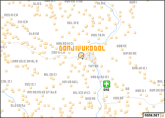 map of Donji Vukodol