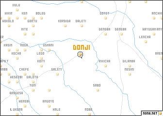 map of Donjī