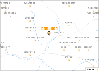 map of Don Juan