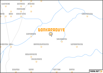 map of Donkaraouye