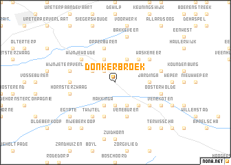 map of Donkerbroek