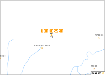 map of Donkersan