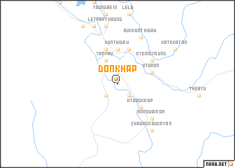 map of Donkhāp