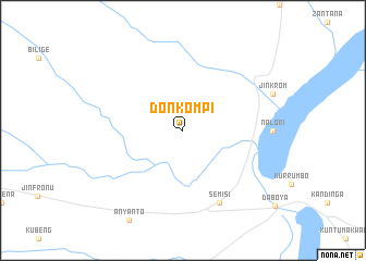 map of Donkompi