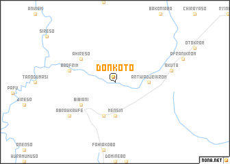 map of Donkoto