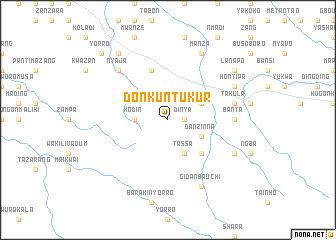 map of Donkun Tukur
