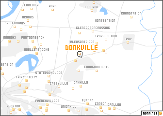 map of Donkville