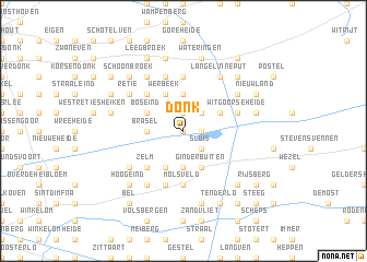 map of Donk
