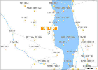 map of Donlaga