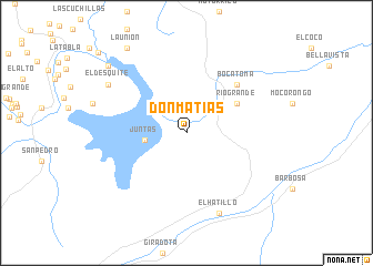 map of Don Matías