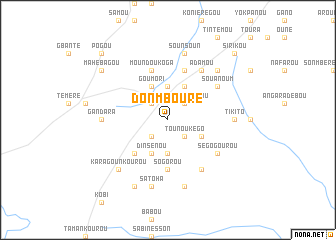 map of Donmbouré