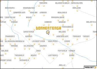 map of Donmentenga