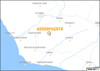 map of Donnafugata