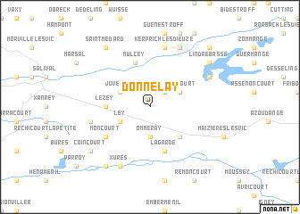 map of Donnelay