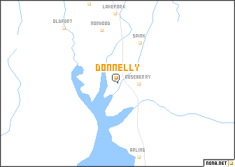 map of Donnelly