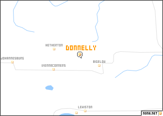 map of Donnelly