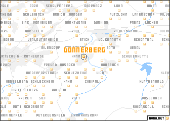 map of Donnerberg