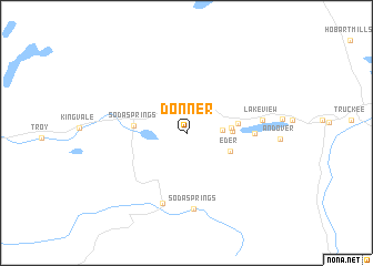map of Donner