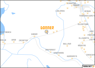 map of Donner