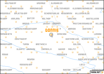 map of Dönnie