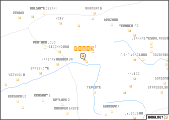 map of Donok