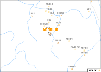 map of Donolio