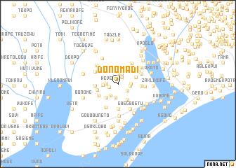 map of Donomadi