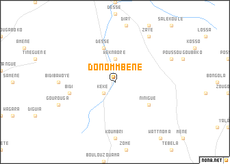 map of Donommbèné