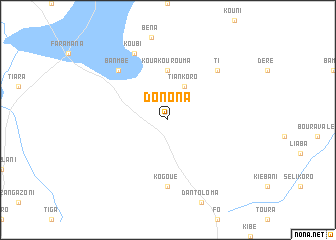 map of Donona