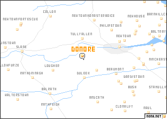 map of Donore