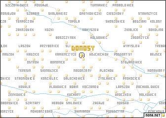 map of Donosy