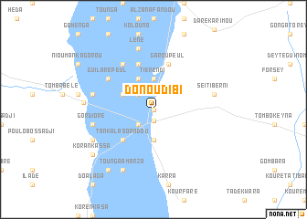 map of Donoudibi