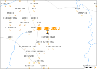 map of Donouhorou